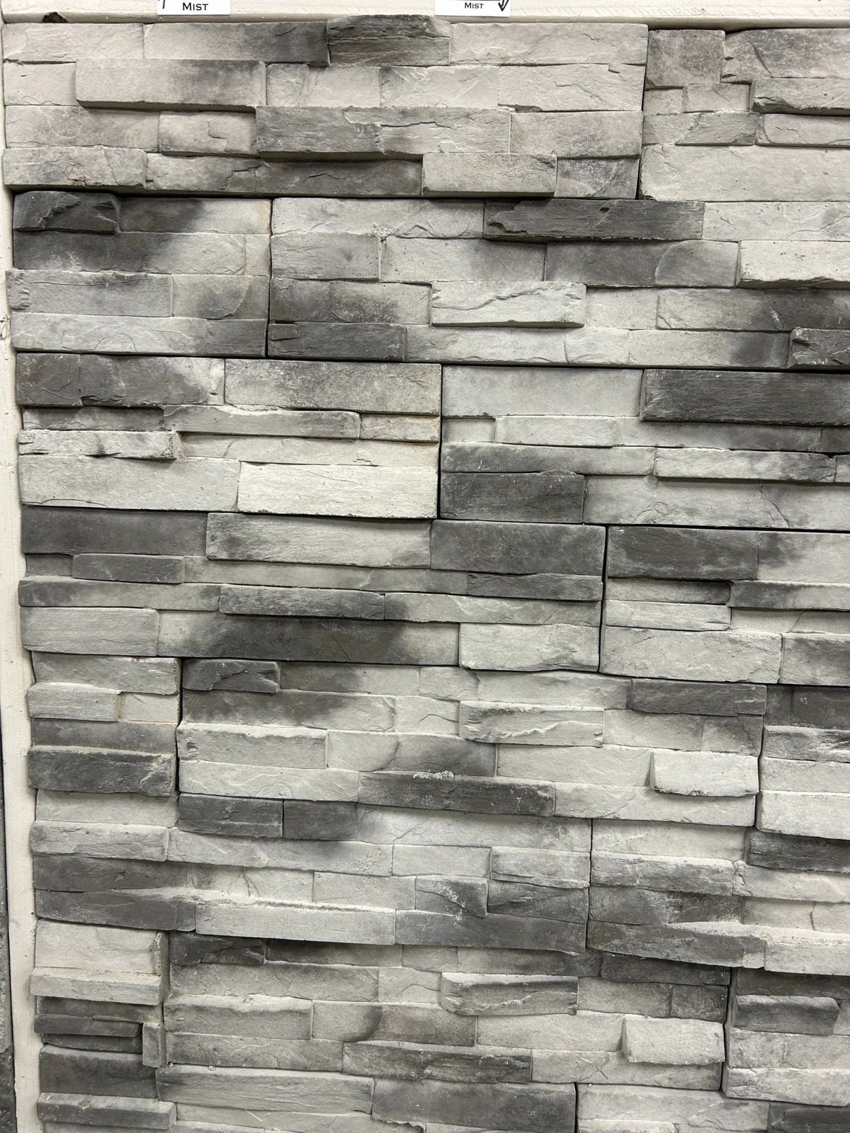 Modern Stone Veneer installed, Stone Mountain Manufacturing