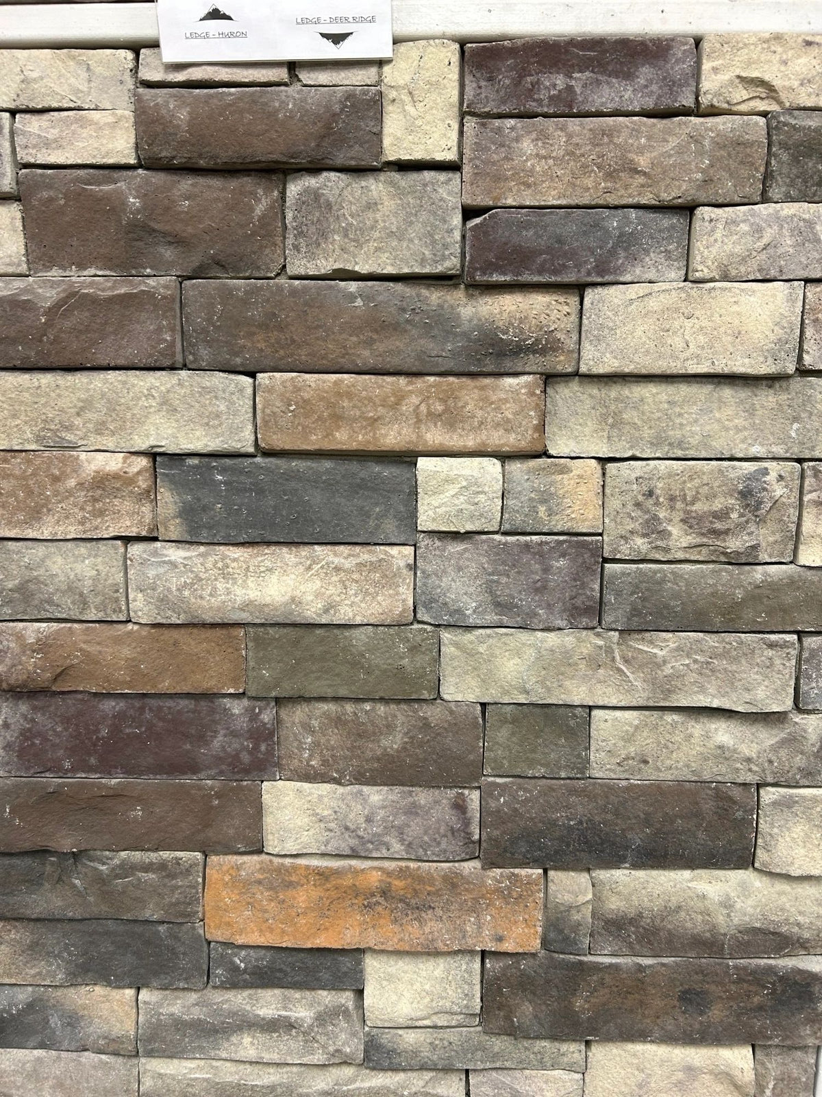 Ledge manufactured stone veneer, Deer Ridge, installed